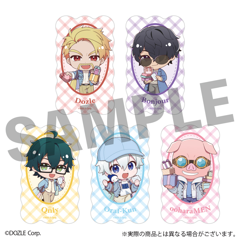 ドズル社 ミニキャラステッカーセット 5枚入り - 公式商品画像 | AniSmile