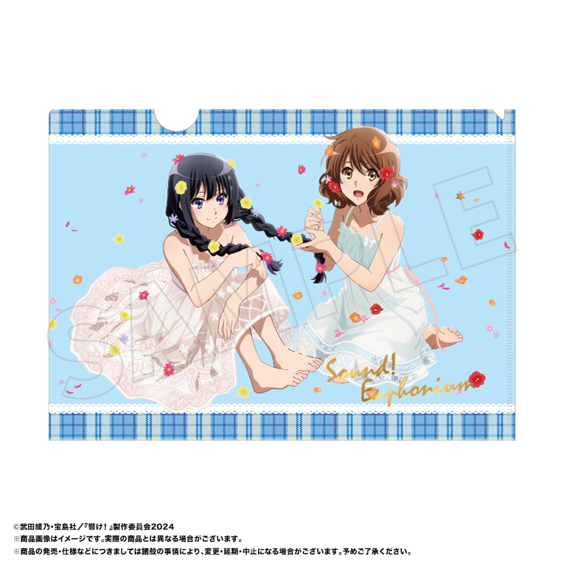 最終楽章 響け_ユーフォニアム 箔押しクリアファイル A お花 - 公式商品画像 | AniSmile
