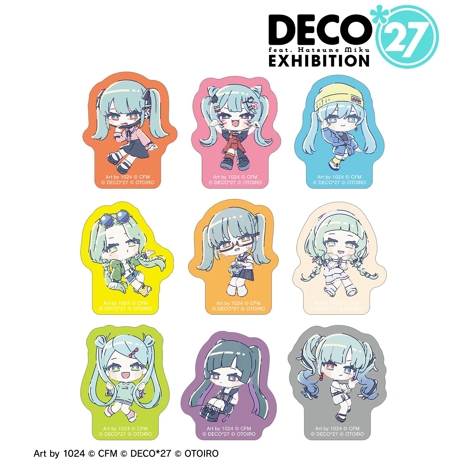 DECO27 feat.初音ミク MANNEQUIN Art by 1024 トレーディングアクリルマスコット(単位/単品) 画像 2 | AniSmile
