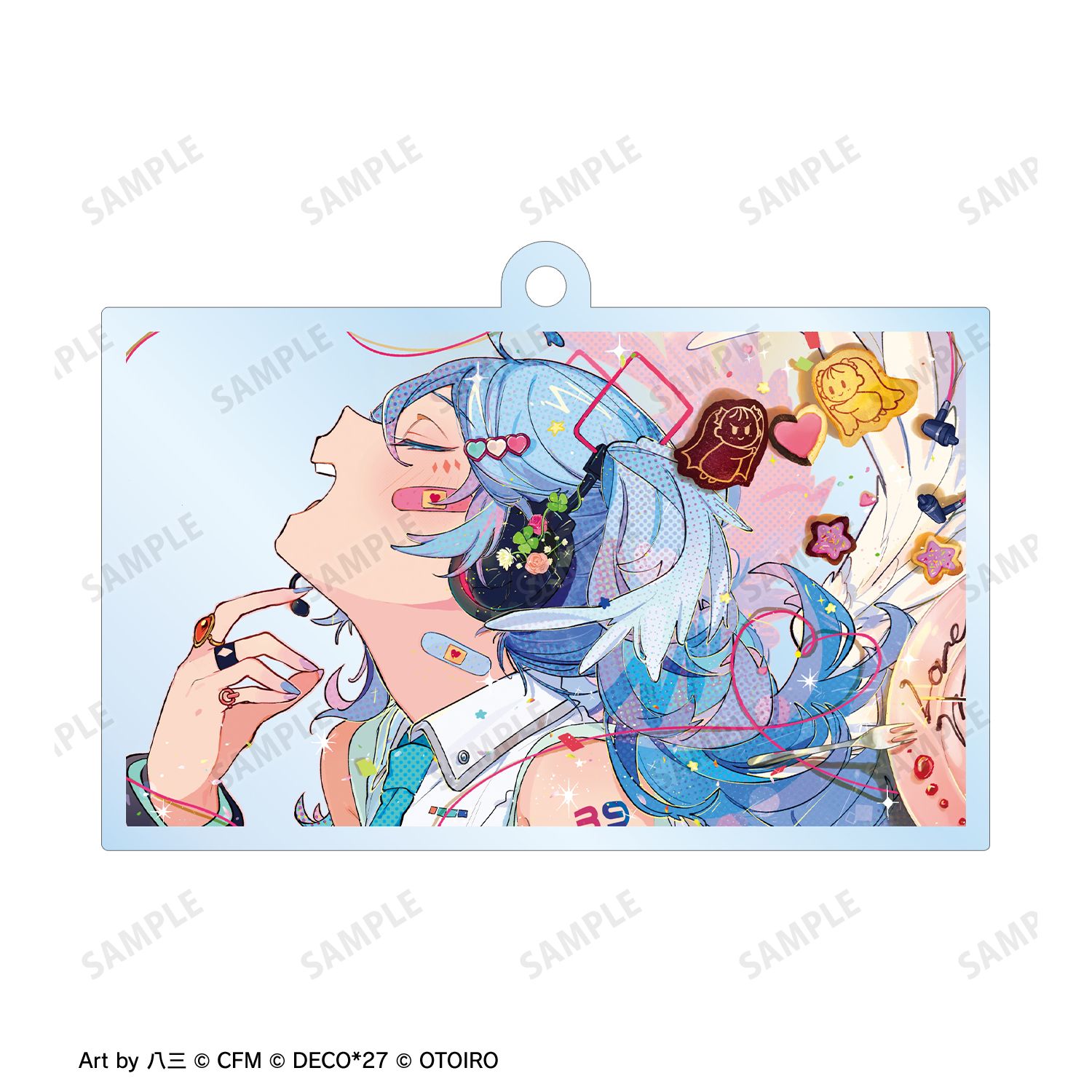 DECO*27 feat.初音ミク EXHIBITION Produced by DECO*27 / OTOIRO 愛言葉IV 2連ワイヤーBIGアクリルキーホルダー 画像 4 | AniSmile