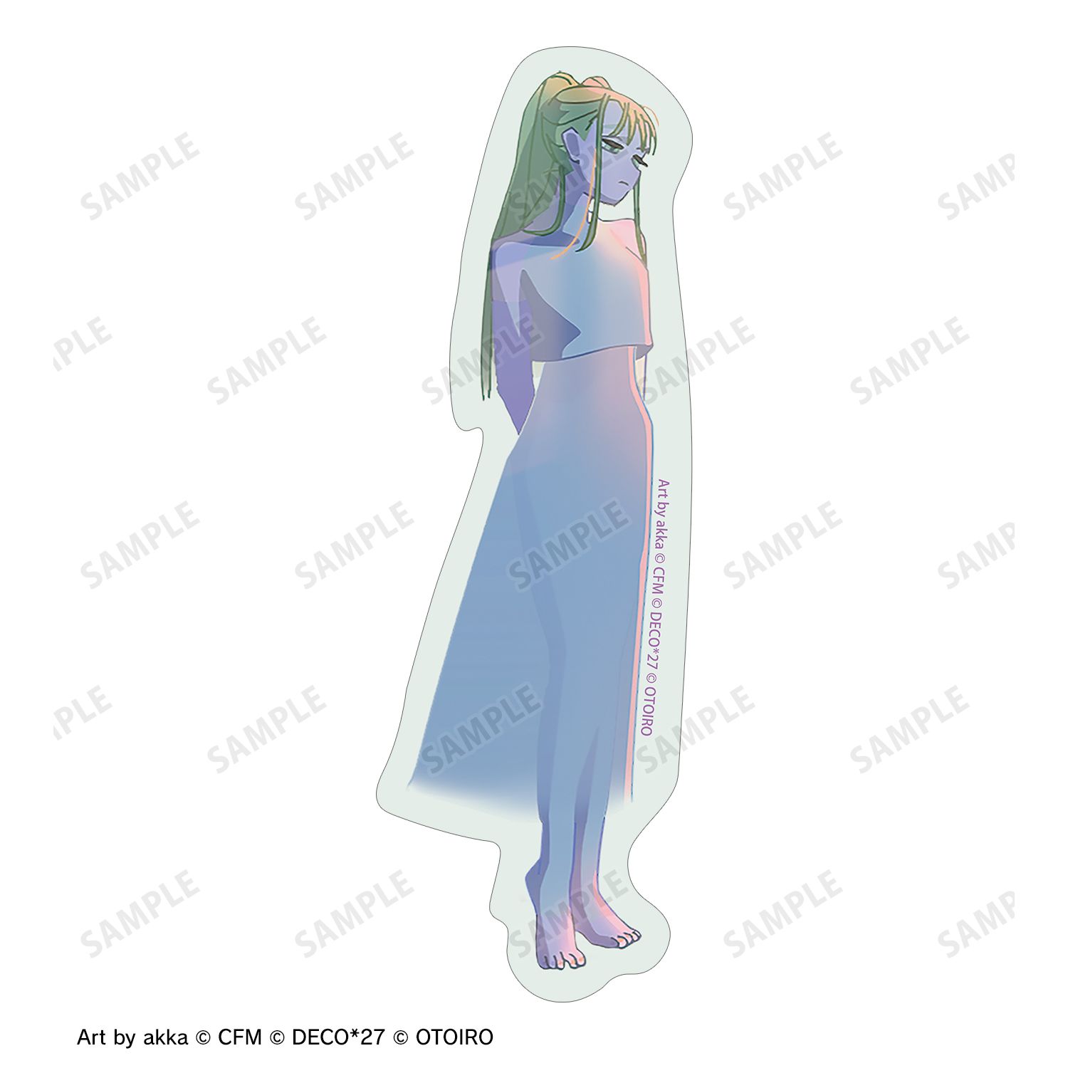 DECO*27 feat.初音ミク EXHIBITION Produced by DECO*27 / OTOIRO 弱虫モンブラン (Reloaded) ダイカットステッカー5枚セット 画像 5 | AniSmile