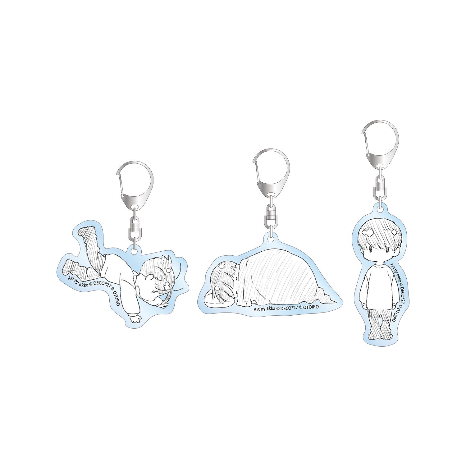 DECO*27 feat.初音ミク EXHIBITION Produced by DECO*27 / OTOIRO シンセカイ案内所 アクリルキーホルダー3個セット 画像 2 | AniSmile