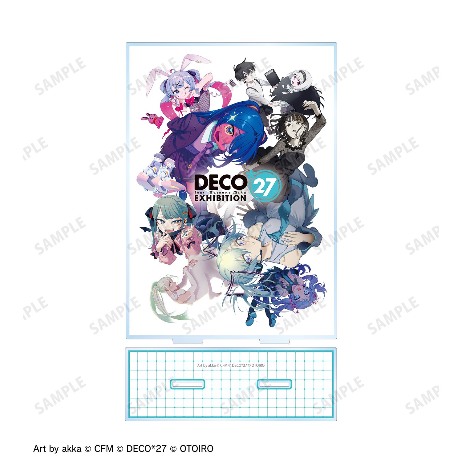 DECO*27 feat.初音ミク EXHIBITION Produced by DECO*27 / OTOIRO キービジュアル 特大アクリルスタンド 画像 2 | AniSmile