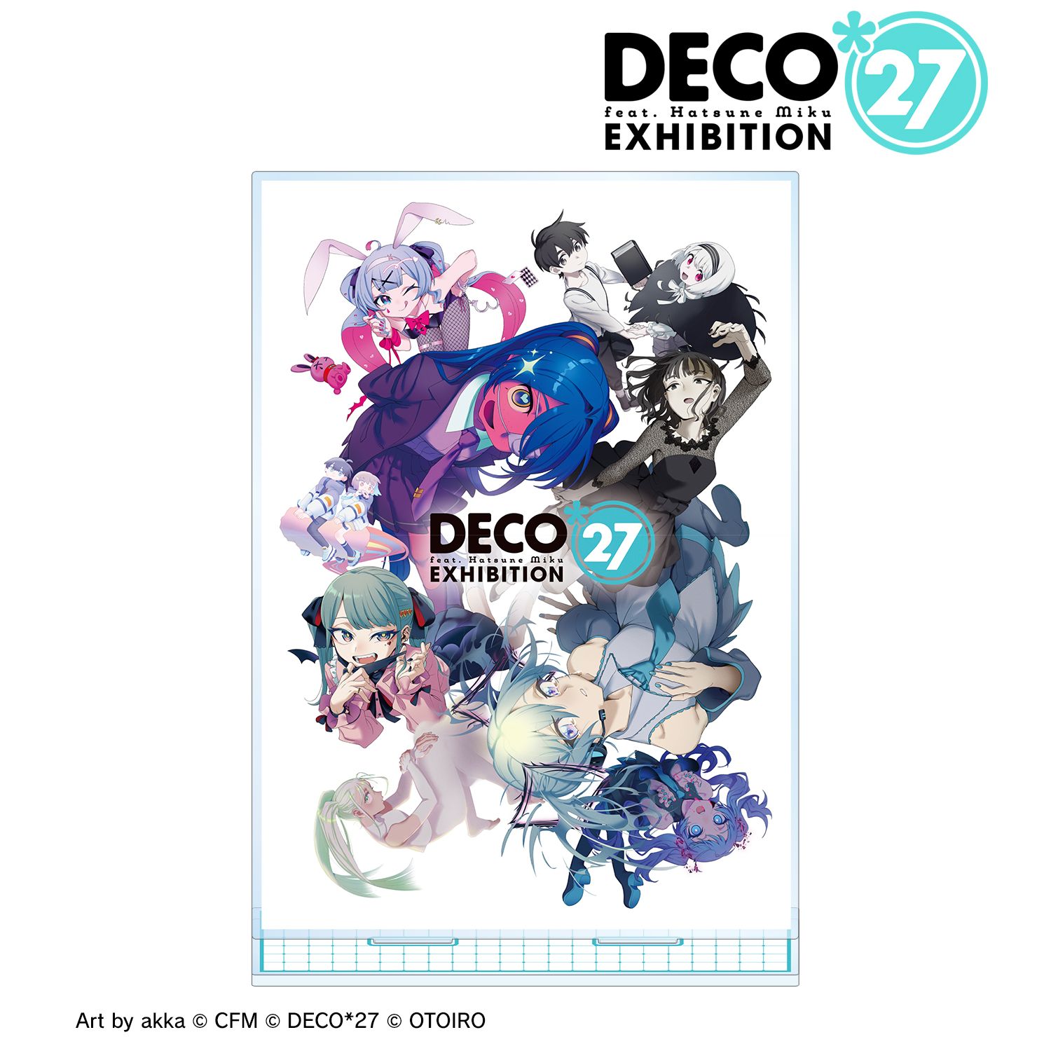 DECO*27 feat.初音ミク EXHIBITION Produced by DECO*27 / OTOIRO キービジュアル 特大アクリルスタンド 画像 3 | AniSmile