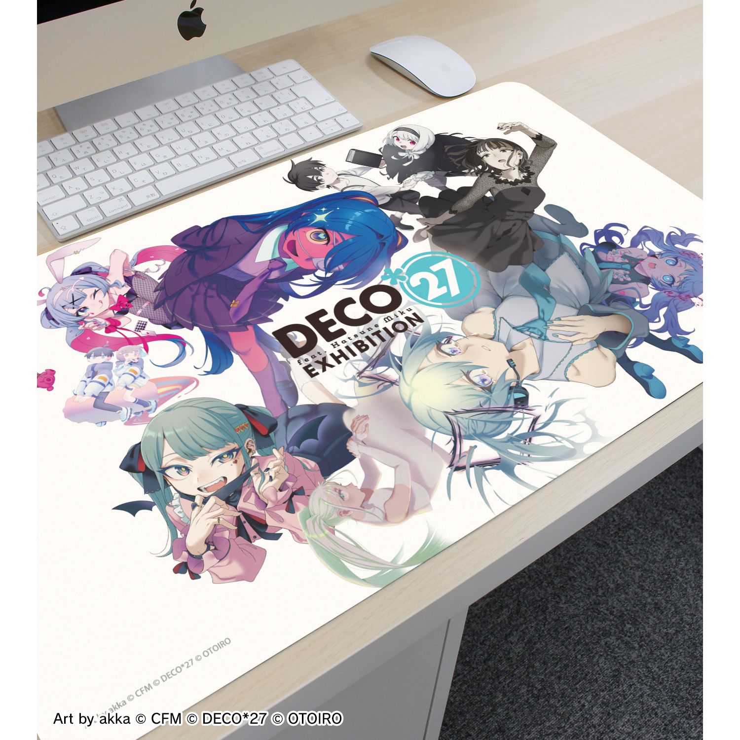 DECO*27 feat.初音ミク EXHIBITION Produced by DECO*27 / OTOIRO キービジュアル マルチデスクマット 画像 3 | AniSmile