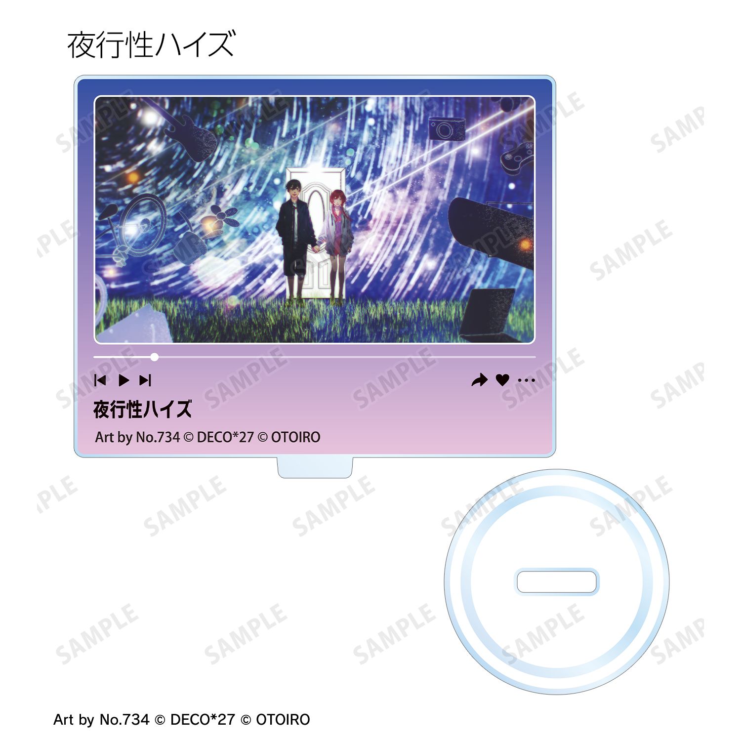 DECO*27 feat.初音ミク EXHIBITION Produced by DECO*27 / OTOIRO トレーディングサムネイルアクリルスタンド ver.A(単位/単品) 画像 4 | AniSmile