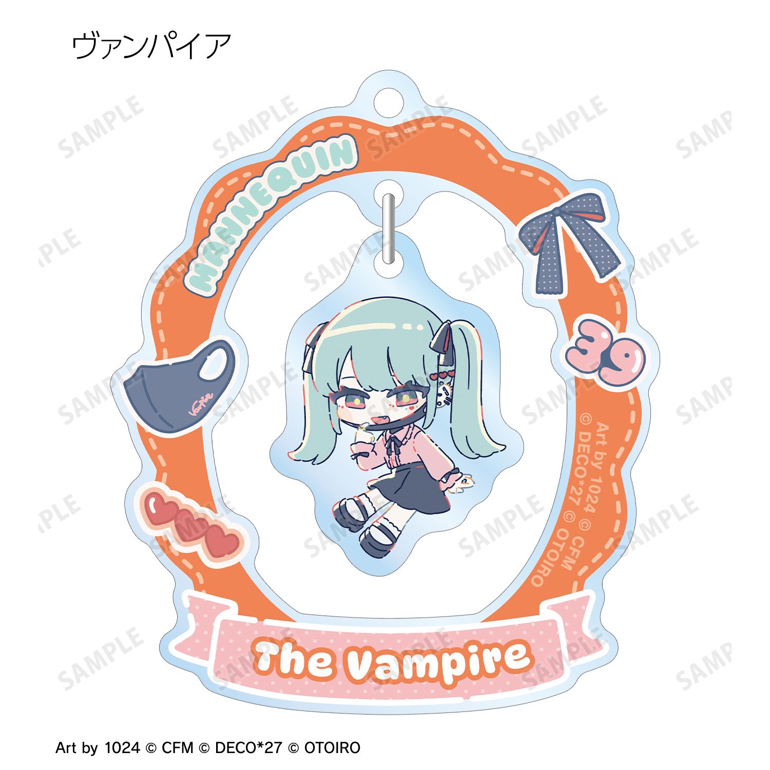 DECO27 feat.初音ミク MANNEQUIN Art by 1024 トレーディングゆらゆらアクリルキーホルダー(単位/単品) 画像 3 | AniSmile
