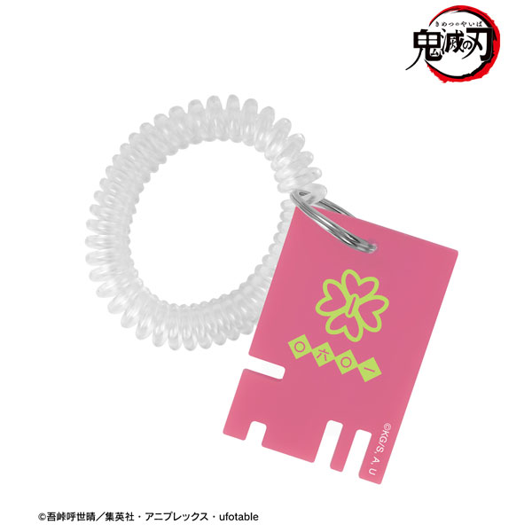 アニメ「鬼滅の刃」 甘露寺蜜璃 ロッカーキー風アクリルキーホルダー - 公式商品画像 | AniSmile