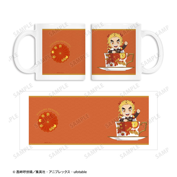 アニメ「鬼滅の刃」 煉󠄁獄杏寿郎 みにきゃら ティーカップver. マグカップ - 公式商品画像 | AniSmile