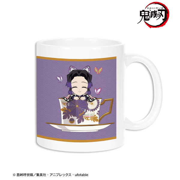 アニメ「鬼滅の刃」 胡蝶しのぶ みにきゃら ティーカップver. マグカップ 画像 2 | AniSmile