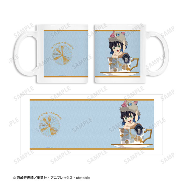 アニメ「鬼滅の刃」 嘴平伊之助 みにきゃら ティーカップver. マグカップ - 公式商品画像 | AniSmile