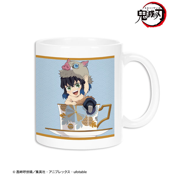 アニメ「鬼滅の刃」 嘴平伊之助 みにきゃら ティーカップver. マグカップ 画像 2 | AniSmile