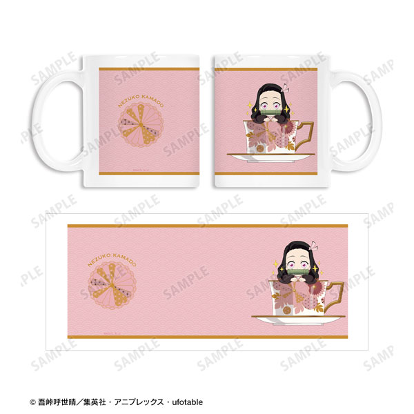 アニメ「鬼滅の刃」 竈門禰󠄀豆子 みにきゃら ティーカップver. マグカップ - 公式商品画像 | AniSmile
