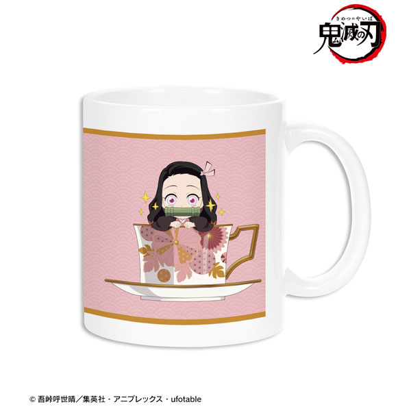 アニメ「鬼滅の刃」 竈門禰󠄀豆子 みにきゃら ティーカップver. マグカップ 画像 2 | AniSmile