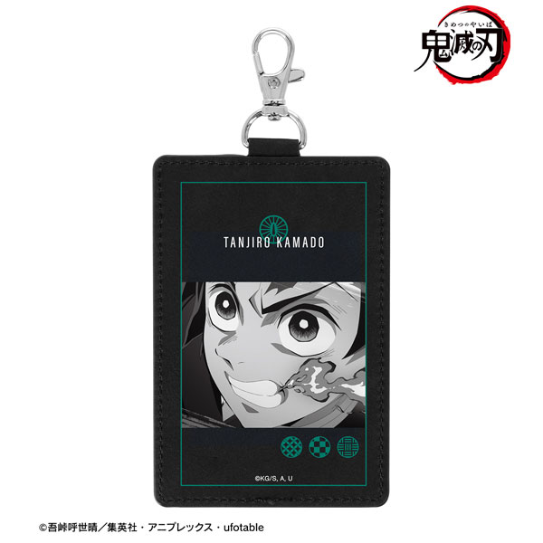 アニメ「鬼滅の刃」 竈門炭治郎 ナスカン付き1ポケット縦型パスケース - 公式商品画像 | AniSmile