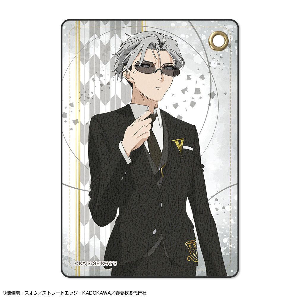 テレビアニメ『春夏秋冬代行者 春の舞』 レザーパスケース デザイン08(寒月凍蝶) - 公式商品画像 | AniSmile