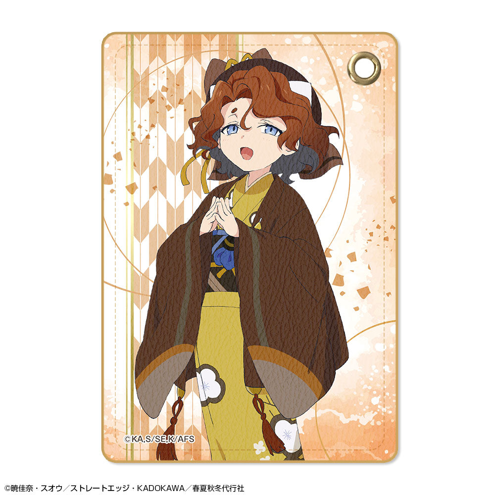テレビアニメ『春夏秋冬代行者 春の舞』 レザーパスケース デザイン05(祝月撫子) - 公式商品画像 | AniSmile