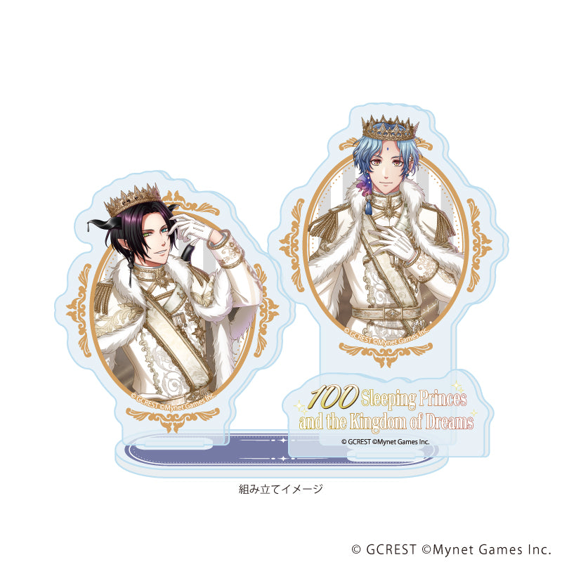 アクリルスタンドプレート「夢王国と眠れる100人の王子様」65/サラサ&スペルヴィア(公式イラスト) 画像 2 | AniSmile