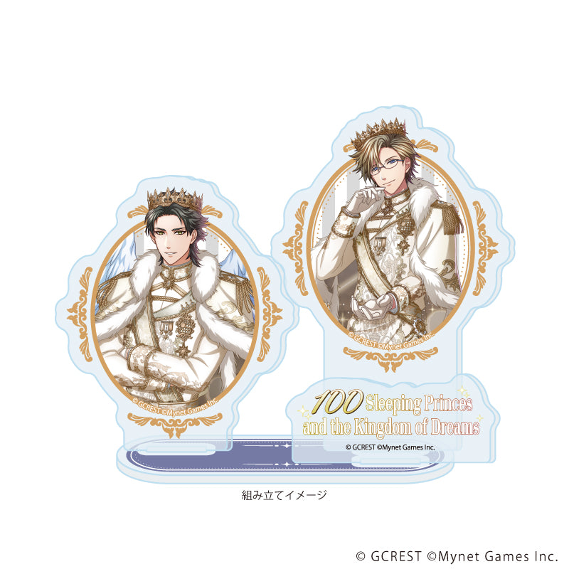 アクリルスタンドプレート「夢王国と眠れる100人の王子様」63/イリア&カミロ(公式イラスト) 画像 2 | AniSmile