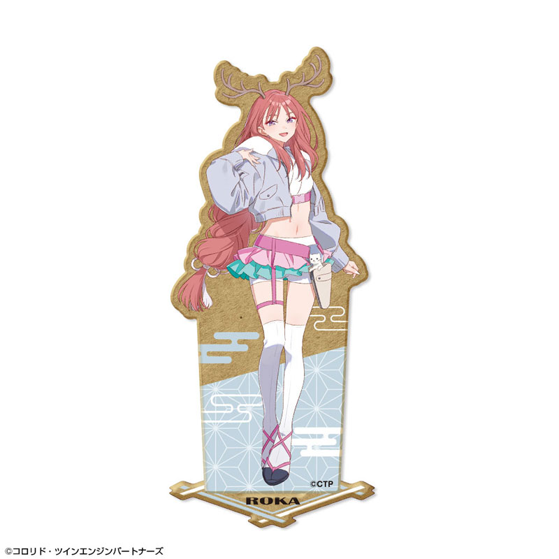 超かぐや姫! 木製スタンド デザイン09(綾紬芦花) 画像 2 | AniSmile