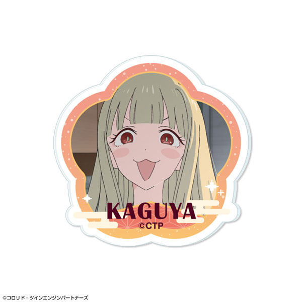 超かぐや姫! アクリルバッジ デザイン01(かぐや/現実) - 公式商品画像 | AniSmile