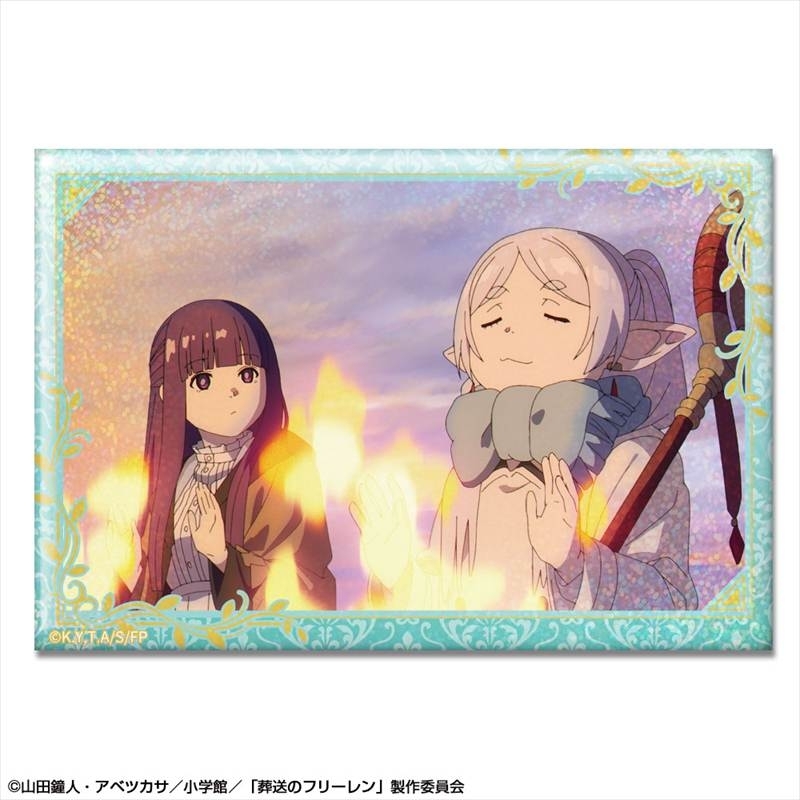 TVアニメ「葬送のフリーレン」 ホログラム缶バッジ デザイン25(フリーレン&フェルン/B) - 公式商品画像 | AniSmile