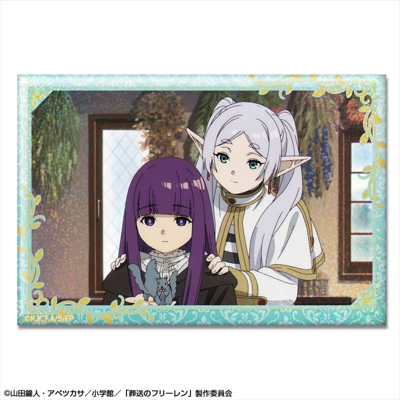 TVアニメ「葬送のフリーレン」 ホログラム缶バッジ デザイン24(フリーレン&フェルン/A) - 公式商品画像 | AniSmile