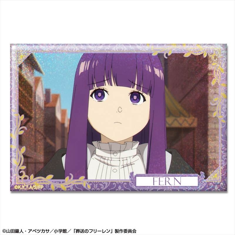TVアニメ「葬送のフリーレン」 ホログラム缶バッジ デザイン14(フェルン/D) - 公式商品画像 | AniSmile