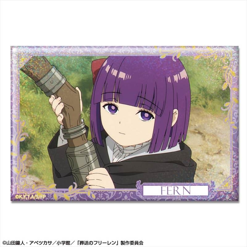 TVアニメ「葬送のフリーレン」 ホログラム缶バッジ デザイン11(フェルン/A) - 公式商品画像 | AniSmile