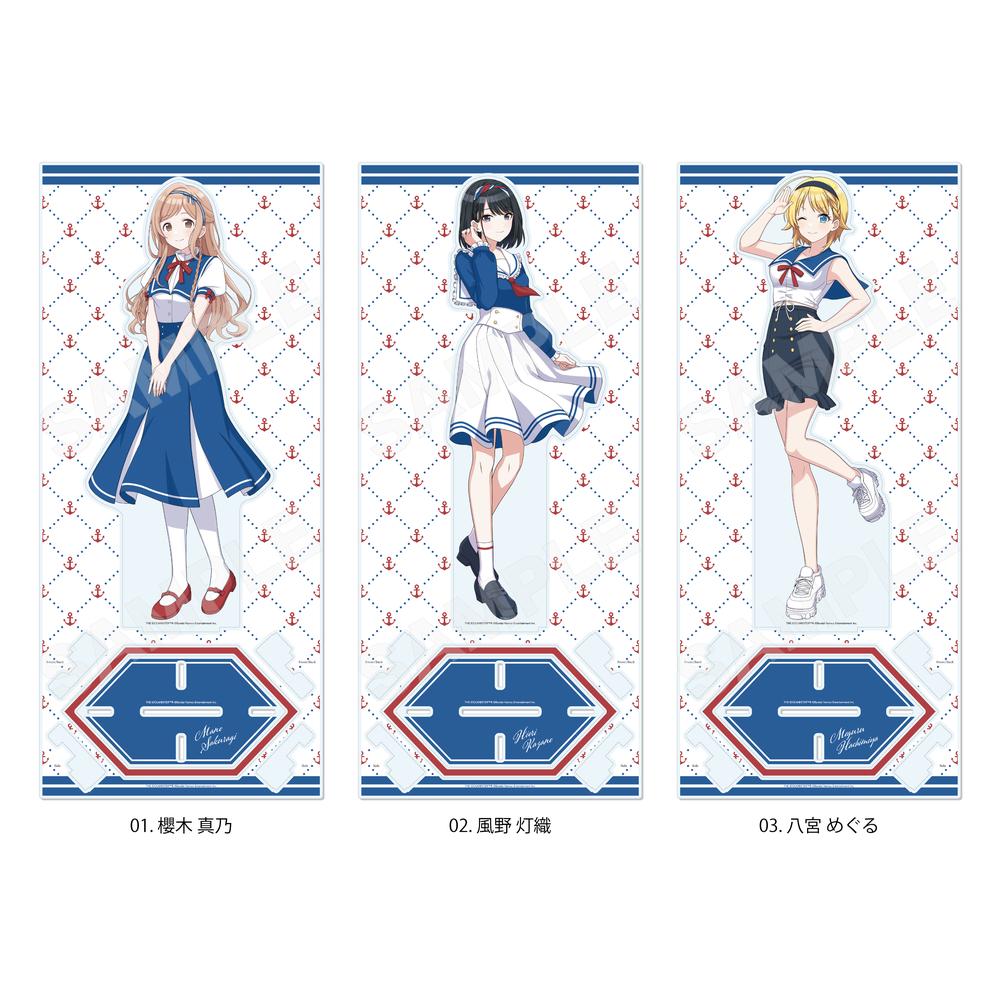 アイドルマスター シャイニーカラーズ パラレルマリンルックver. トールアクリルスタンド /01 櫻木 真乃 画像 3 | AniSmile