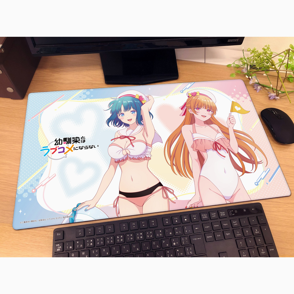 幼馴染とはラブコメにならない 描き下ろしラバーマット(マリンセーラー水着) 画像 2 | AniSmile