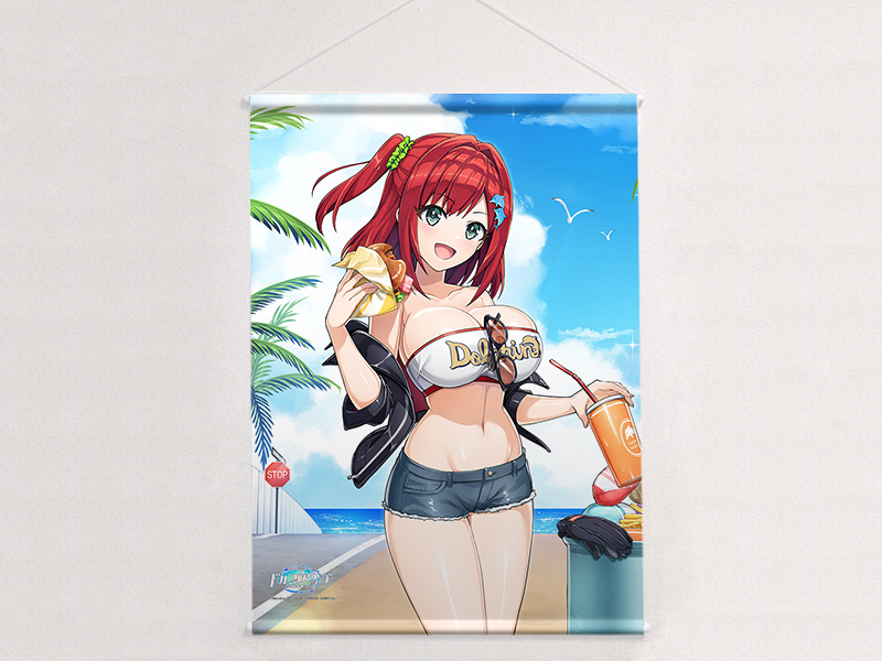 ドルフィンウェーブ 描き下ろしB2タペストリー(咲宮 入華/コーストライディング)Wスエード - 公式商品画像 | AniSmile