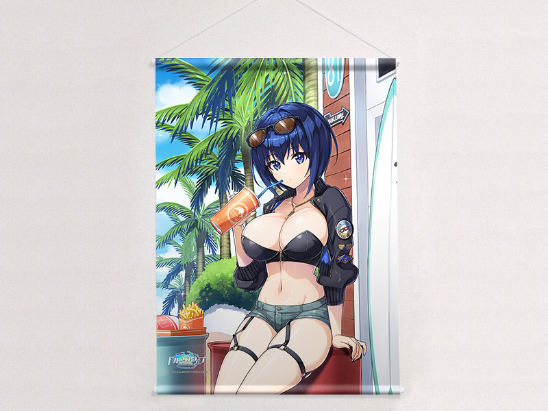 ドルフィンウェーブ 描き下ろしB2タペストリー(都条 みちる/コーストライディング)Wスエード 画像 2 | AniSmile