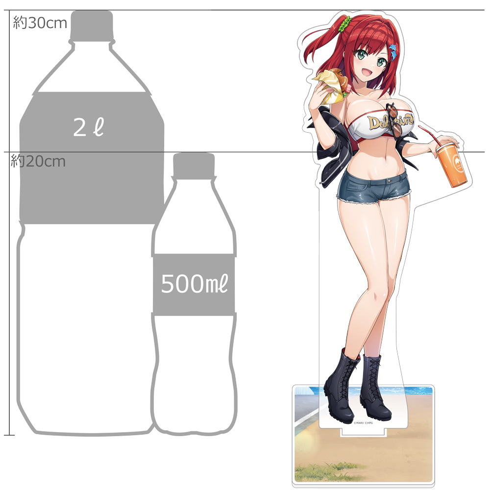 ドルフィンウェーブ 描き下ろし特大アクリルスタンド(咲宮 入華/コーストライディング) 画像 2 | AniSmile