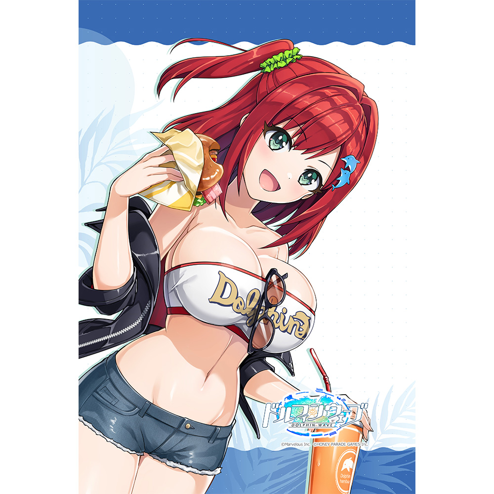 ドルフィンウェーブ 描き下ろしまくらカバー(咲宮 入華/コーストライディング) 画像 3 | AniSmile