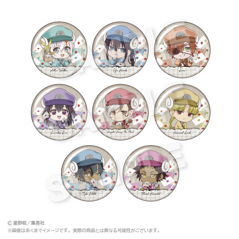 D.Gray-man トレーディングおとどけメェる缶バッジ - 公式商品画像 | AniSmile