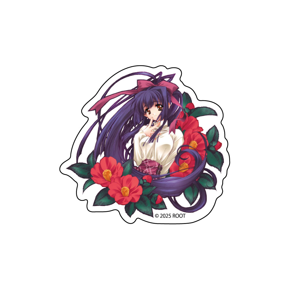 顔のない月 アクリルバッジ(倉木鈴菜/赤椿) - 公式商品画像 | AniSmile