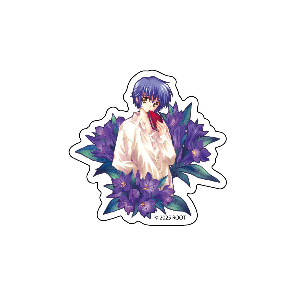 顔のない月 アクリルバッジ(東衣緒/竜胆) - 公式商品画像 | AniSmile
