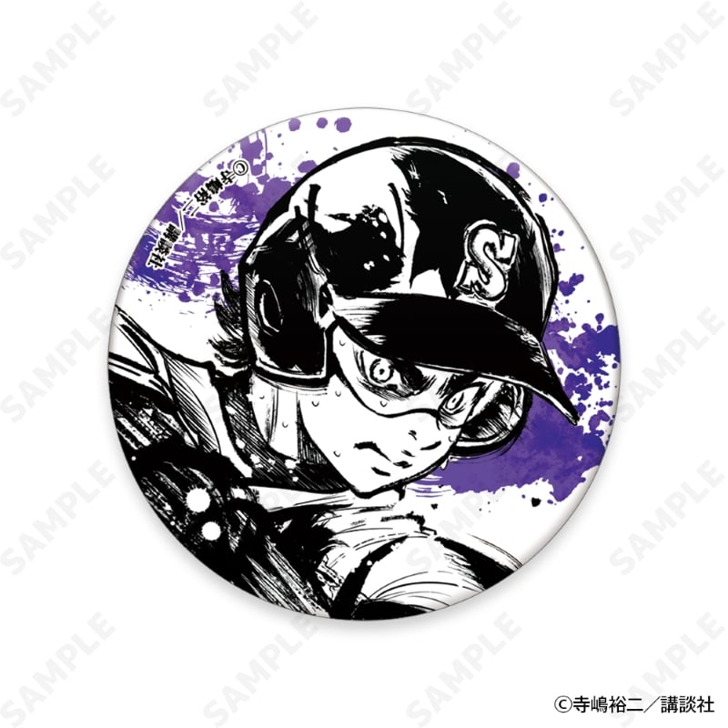 ダイヤのAactII 墨絵風コレクションVol.2 トレーディング和紙缶バッジ 画像 3 | AniSmile