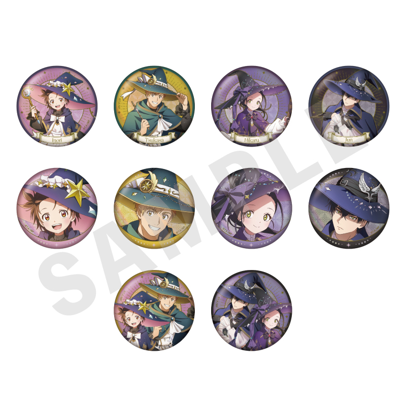 メダリスト トレーディングキラキラ缶バッジ 魔法使いver. (全10種) - 公式商品画像 | AniSmile