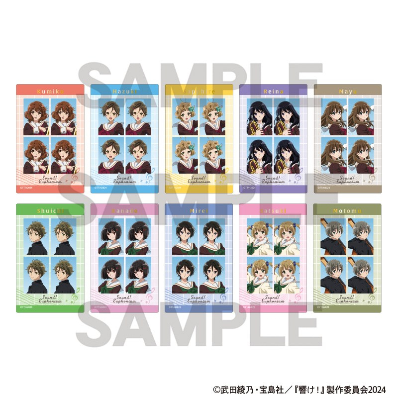 響け!ユーフォニアム トレーディング証明写真風アクリルカード - 公式商品画像 | AniSmile