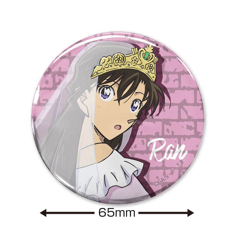 名探偵コナン 毛利蘭 65mm缶バッジ ハート姫Ver. 图片 2 | AniSmile