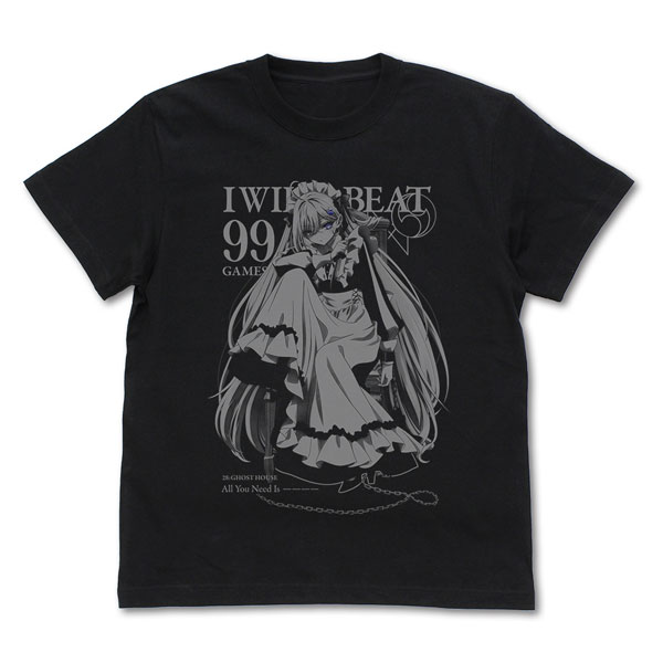 死亡遊戯で飯を食う。 幽鬼 ゴーストハウス Tシャツ/BLACK-S - 公式商品画像 | AniSmile
