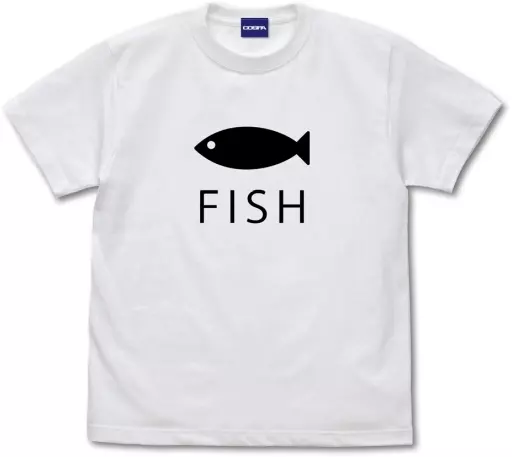 ひらやすみ FISH Tシャツ/WHITE-M - 公式商品画像 | AniSmile