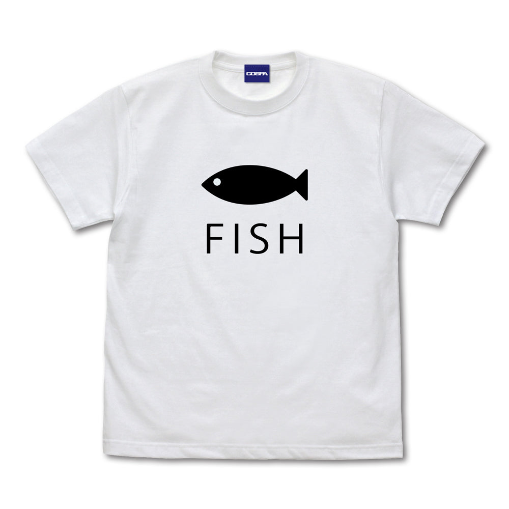 ひらやすみ FISH Tシャツ/WHITE-S - 公式商品画像 | AniSmile