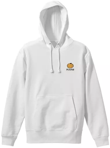 ひらやすみ MIKAN プルオーバーパーカー/WHITE-XL - 公式商品画像 | AniSmile