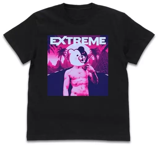 ダンガンロンパ1・2 モノクマWAVE Tシャツ/BLACK-XL - official product image | AniSmile
