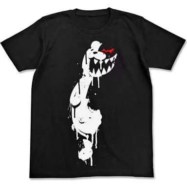 ダンガンロンパ モノクマステンシルTシャツ/BLACK-L - 公式商品画像 | AniSmile