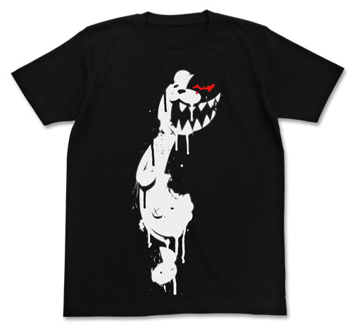 ダンガンロンパ モノクマステンシルTシャツ/BLACK-S - 公式商品画像 | AniSmile