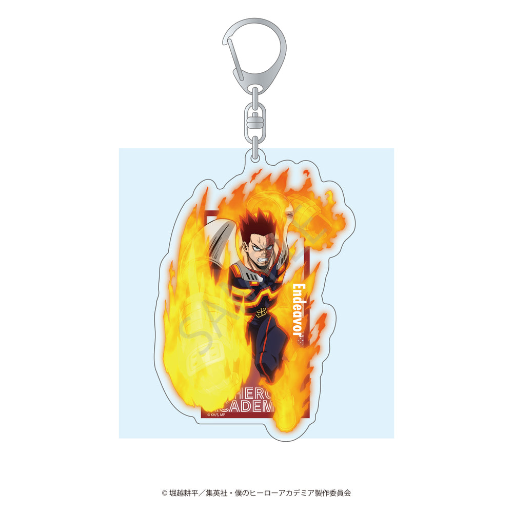 僕のヒーローアカデミア 等身アクリルキーホルダー 07.エンデヴァー - 公式商品画像 | AniSmile
